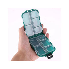 10 slot fishing lure box Compartments Bait Storage Case DOBYNS FURY 7'3