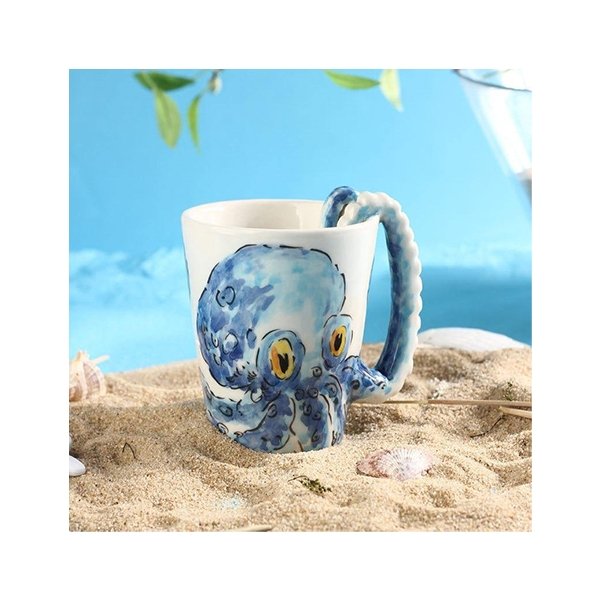 3d coffee mugs 3D Hand-Made Marine Coffee Mug