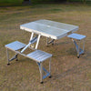 4pcs Portable Outdoor Folding Tables and Chairs One - BuzzerFish