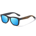 Black Bamboo Wooden Frame Sunglasses - BuzzerFish
