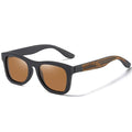 Black Bamboo Wooden Frame Sunglasses - BuzzerFish