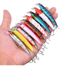 Premium Fishing Lures for Bass, 6pc Ultra Lure kit with Double Sided Tackle  Box