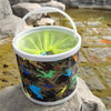 Foldable Canvas Camping Fishing Bucket - BuzzerFish