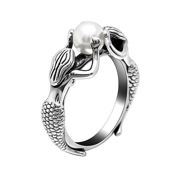 Mermaid on sale pearl ring