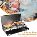 Portable 2 Burner Stove Grill - BuzzerFish