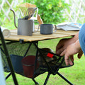 Portable Folding Table Storage Net Shelf - BuzzerFish