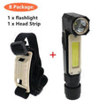 Rechargeable Magnetic Adjustable Camping Flashlight - BuzzerFish