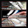 ScaleSniper® 3 in 1: Cut, Scrape, Dip Fish Scale Knife - BUZZERFISH