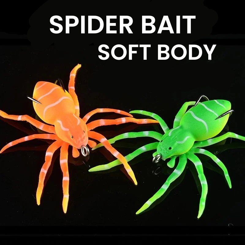 Spider Fishing Lures,Artificial Spider Lures,Soft Silicone Lures for  Freshwater Saltwater : Buy Online at Best Price in KSA - Souq is now  : Sporting Goods